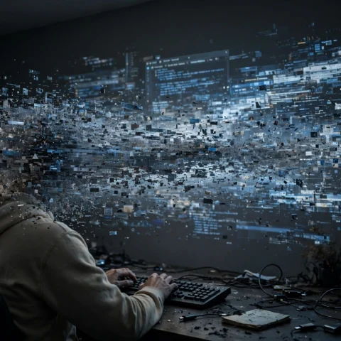 Digital Dissolution: Data Streams, Cyber Realms, and the Mind in the Machine