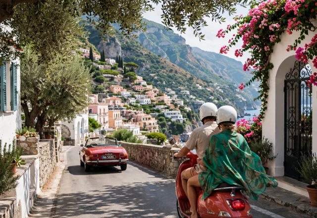 Coastal Escapes: Riding Through the Sun-Drenched Alleys of the Amalfi Coast