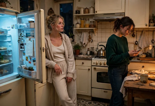 Midnight Reflections: Cinematic Solitude and Domestic Quietude in the Kitchen