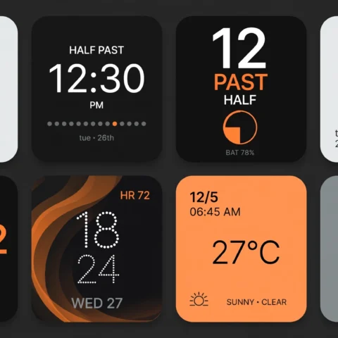 Chronicles of Simplicity: Minimalist Smartwatch UI and Interface Design