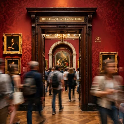 Art in Motion: Echoes of History in Crimson Museum Halls
