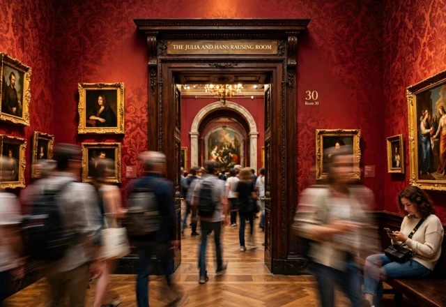 Art in Motion: Echoes of History in Crimson Museum Halls
