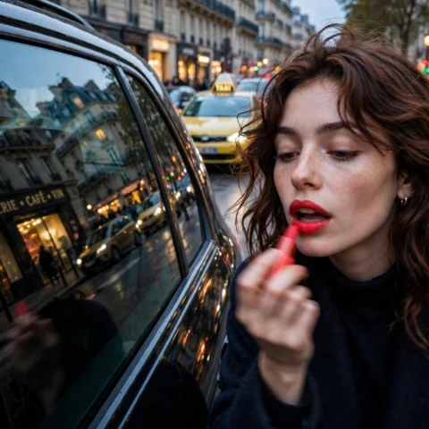 Reflections on the Avenue: Parisian Moments and Urban Elegance