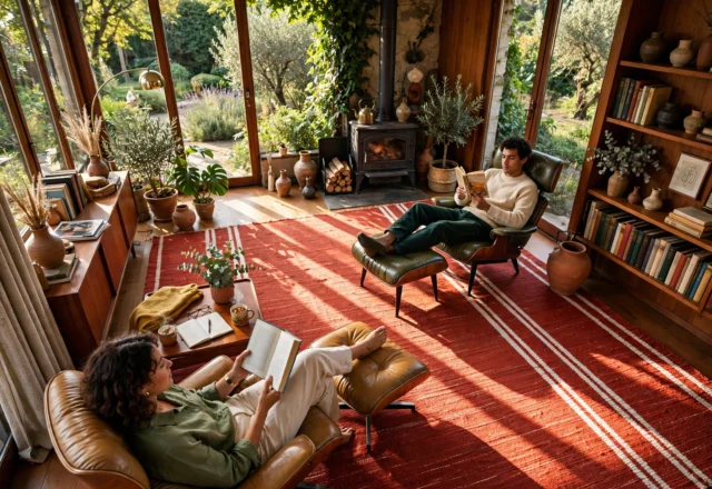 Sanctuary of Pages: Slow Living and Quiet Contemplation in Sunlit Spaces