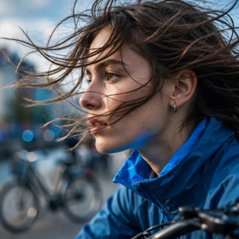 Wind in the Wire: Cinematic Motion and Urban Cycling Freedom