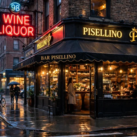 Urban Nostalgia: Rain-Slicked Streets, Warm Cafés, and Evening Vignettes