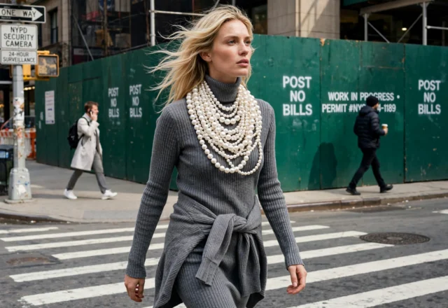 Urban Rhythm: Layered Textures and Cinematic Strides Through the City