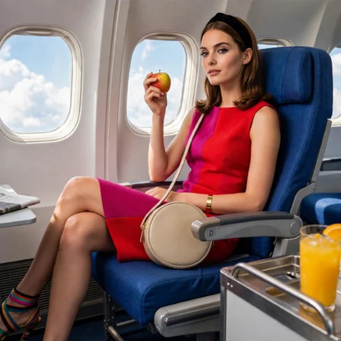 Skies Above: Cinematic Journeys and Vintage Elegance in Flight